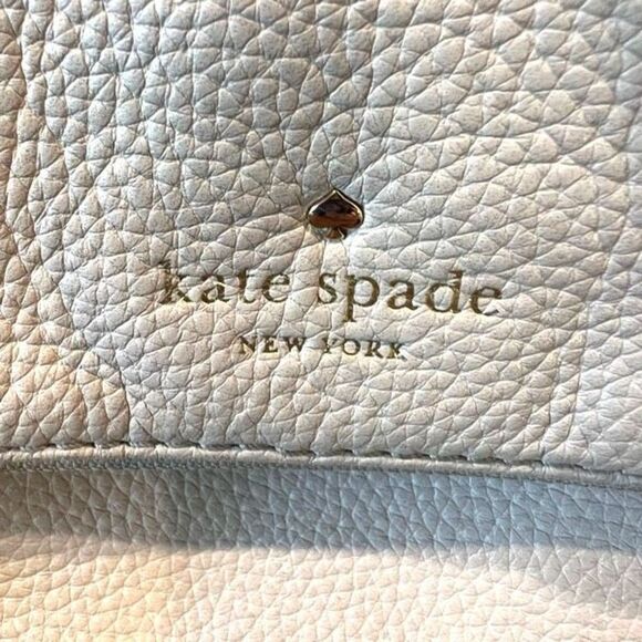 Kate Spade Cobble Hill Small Leather Toddy Satchel Purse Bag Crossbody Cream - Picture 2 of 13
